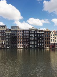 Buildings in city against sky