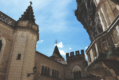 Low angle view of cathedral against sky