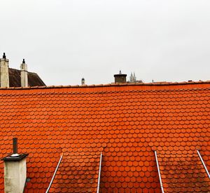 Bright red roof 