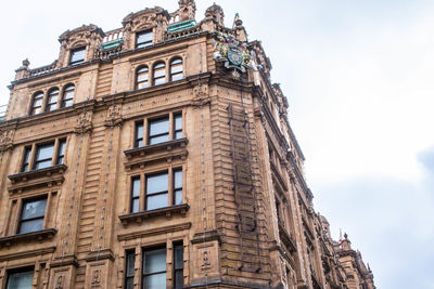 Low angle view of building against sky