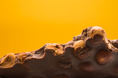 Close-up of chocolate bar
