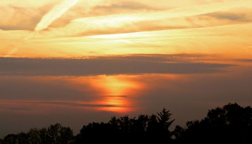 Scenic view of sky at sunset