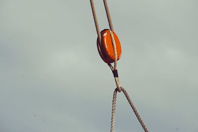 Nautical rope in the port