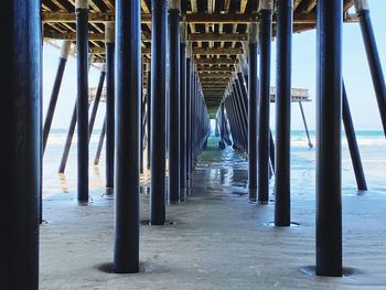 View of pier over sea