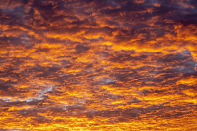 Full frame shot of dramatic sky