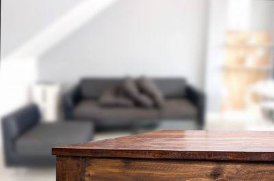 Close-up of table