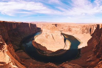 Rock formations in desert