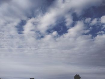 Low angle view of clouds in sky