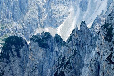 Scenic view of snowcapped mountains