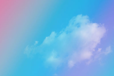 Low angle view of clouds in blue sky