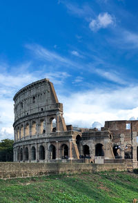 Coliseum ancient city of rome