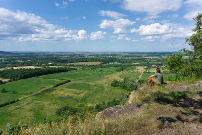 Scenic view of landscape against sky