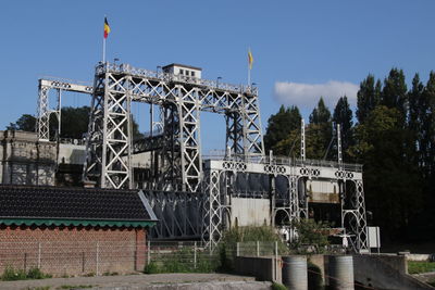 Low angle view of traditional building against sky