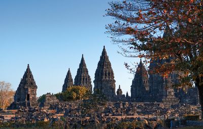 Historic building against clear sky