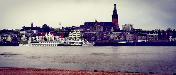 River with buildings in background