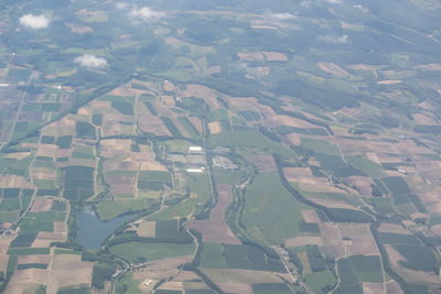 Aerial view of landscape