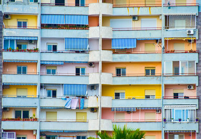 Full frame shot of residential building