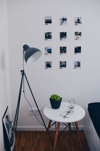 Chairs and table at home