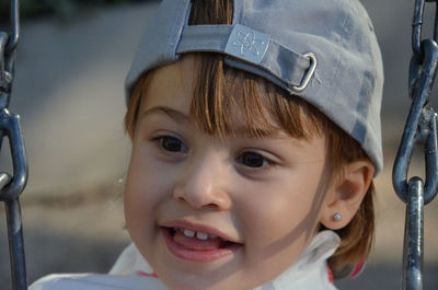 Close-up of cute boy