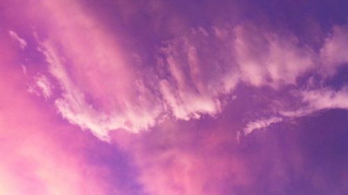 Low angle view of cloudy sky