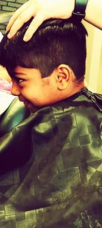 Portrait of boy looking at camera