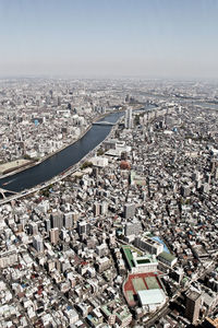 Aerial view of a city