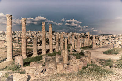 Old ruins against sky