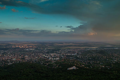 Aerial view of cityscape