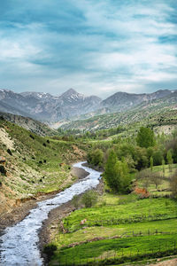 Scenic view of landscape against sky