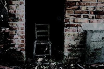 View of abandoned building