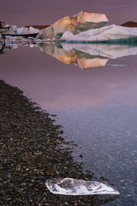 Jökulsárlón glacial lagoon, iceland, europe