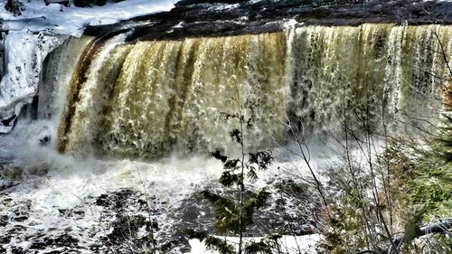 View of waterfall