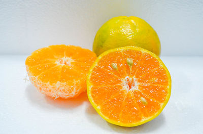 Close-up of orange slice