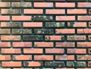 Full frame shot of brick wall