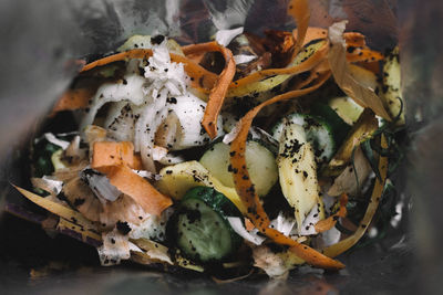 Close-up of garbage