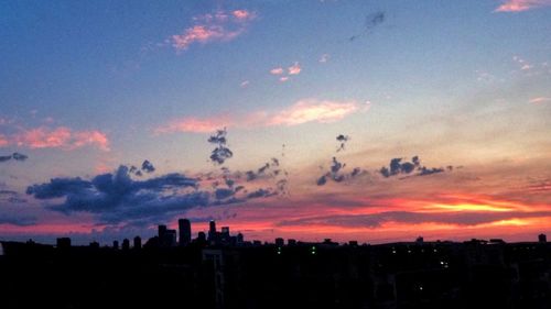 Cityscape at sunset