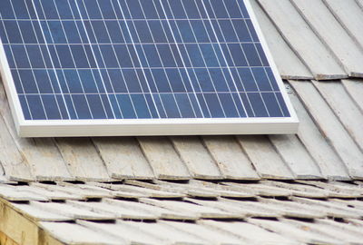 Low angle view of an empty roof