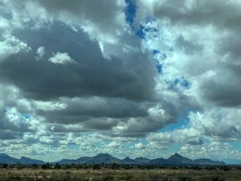 Scenic view of landscape against sky