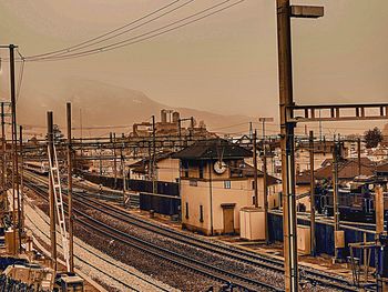 View of railroad tracks