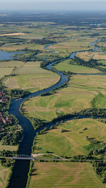 Aerial view of landscape