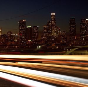 City street at night