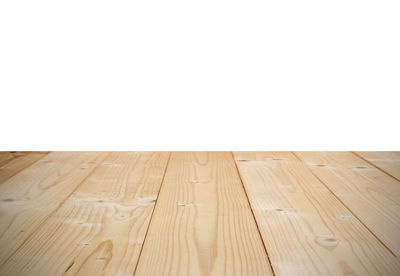 High angle view of wooden floor
