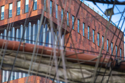 Low angle view of buildings in city