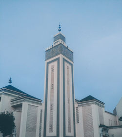 Low angle view of building against sky