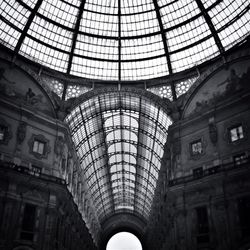 Low angle view of ceiling