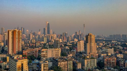 Aerial view of a city