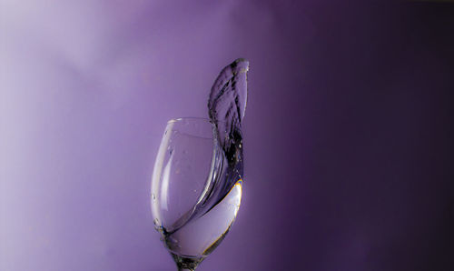 Close-up of glass of wine