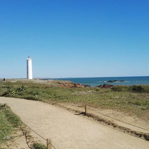 Lighthouse on beach