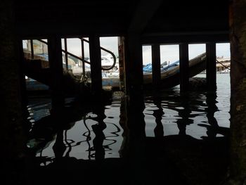 Built structure in water