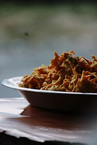 Close-up of food in plate